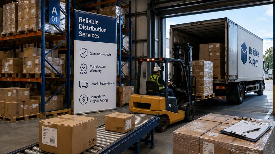 خدمات التوريد والتوزيع